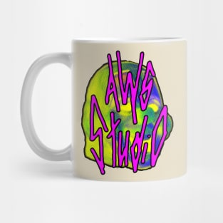 AWS Studio - clown reverse yellow Mug